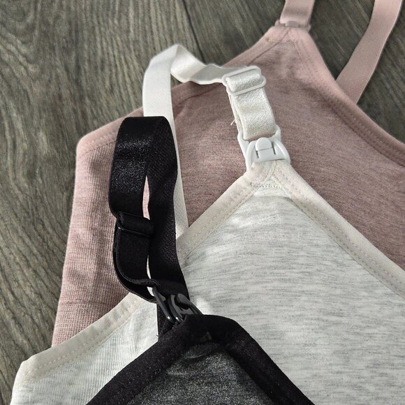 New 3-Pack Women’s Nursing Bras – Size Medium - Picture 3 of 6